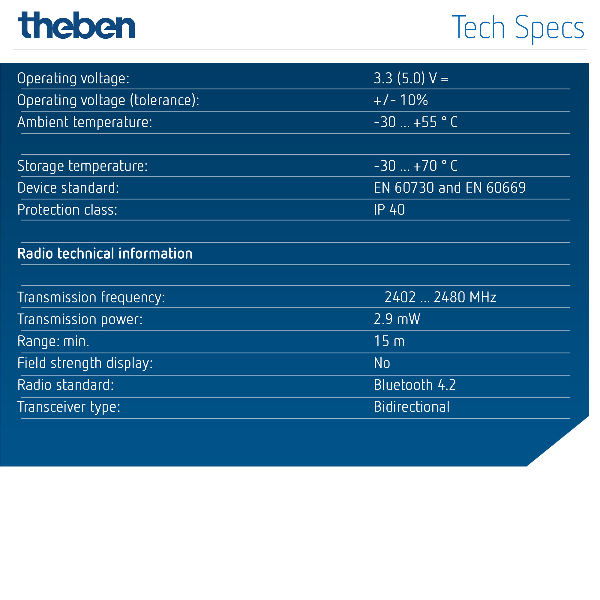 9070130 Bluetooth OBELISK top3 Datenblatt