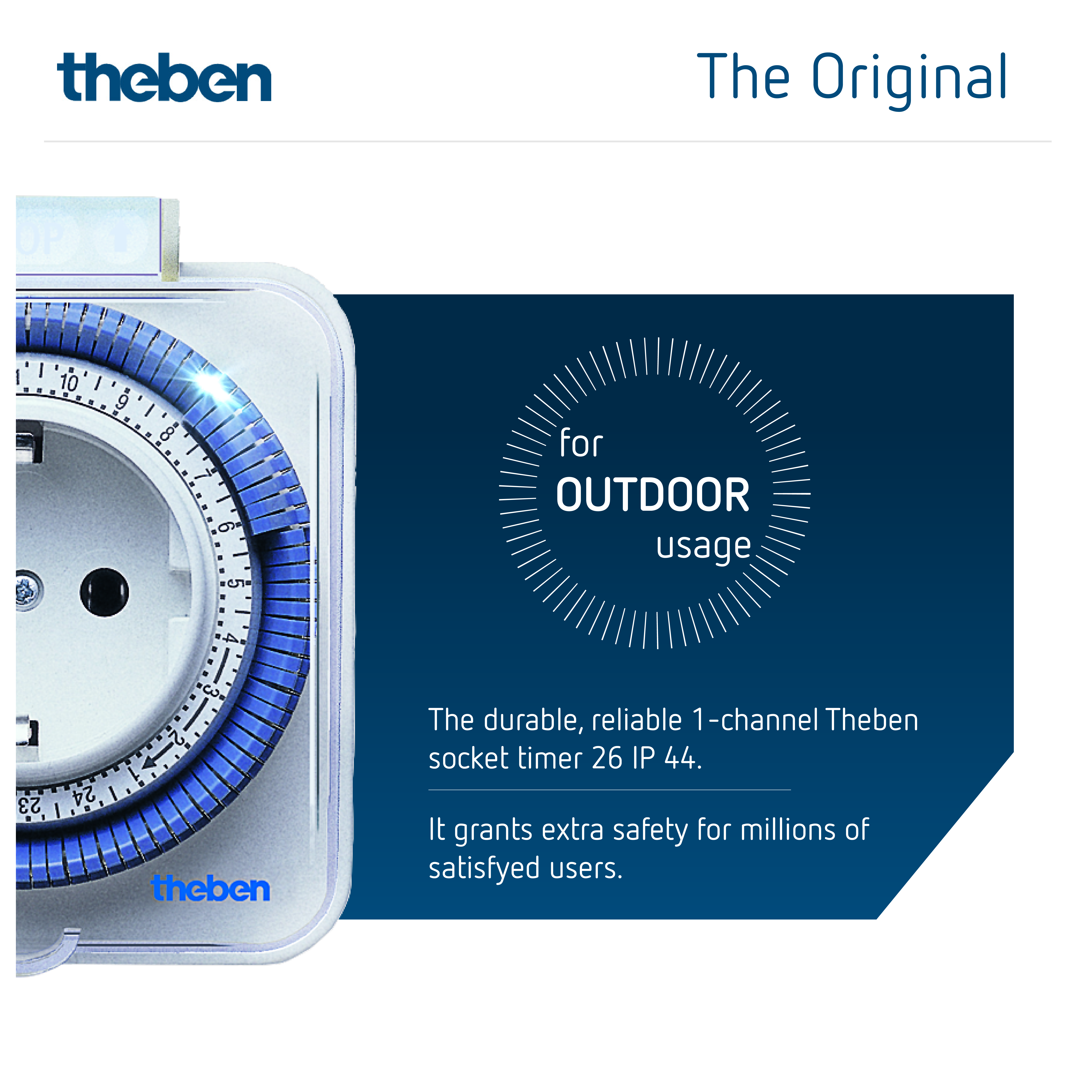 theben-timer Nutzung im Außenbereich