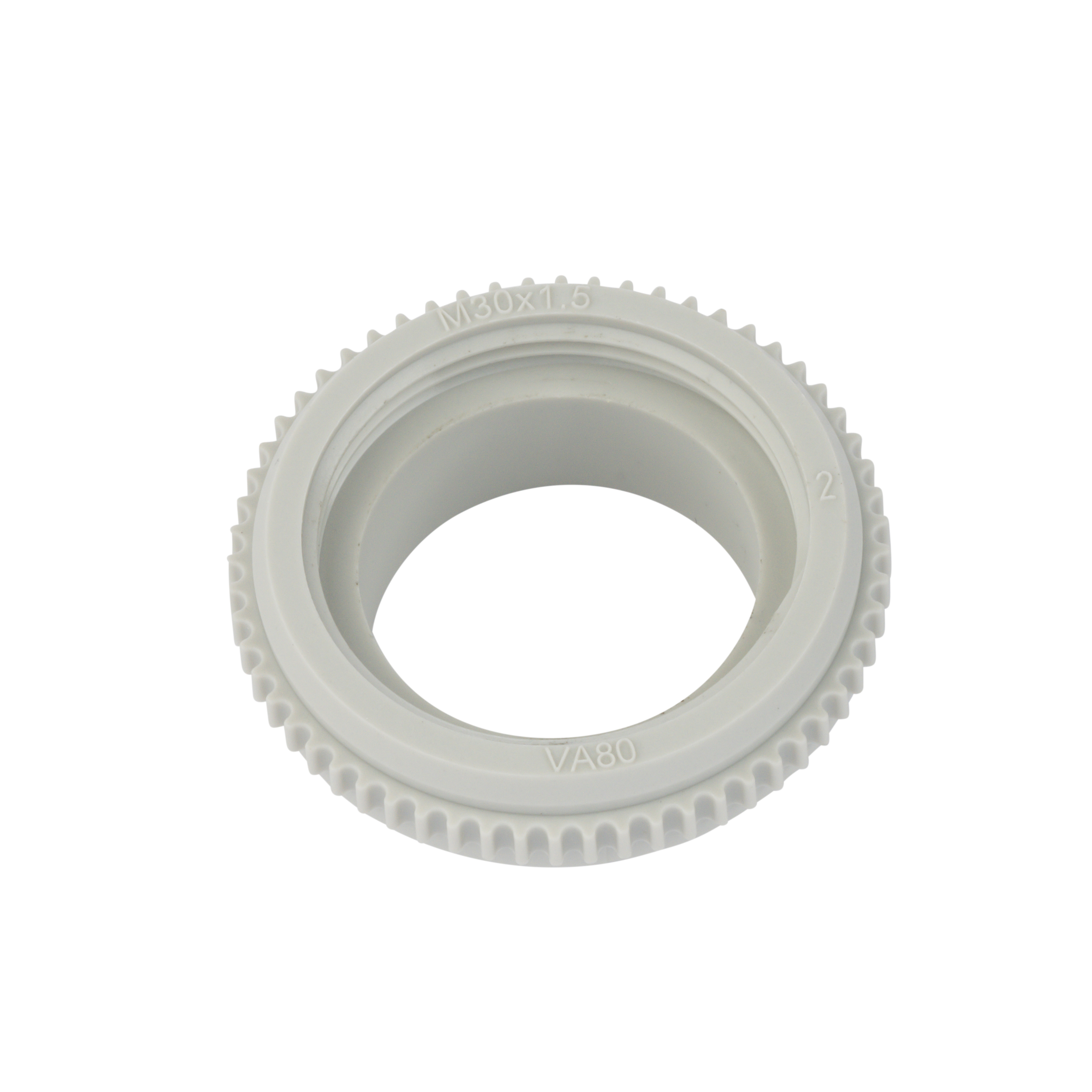 Schrägansicht des Adapterrings VA80