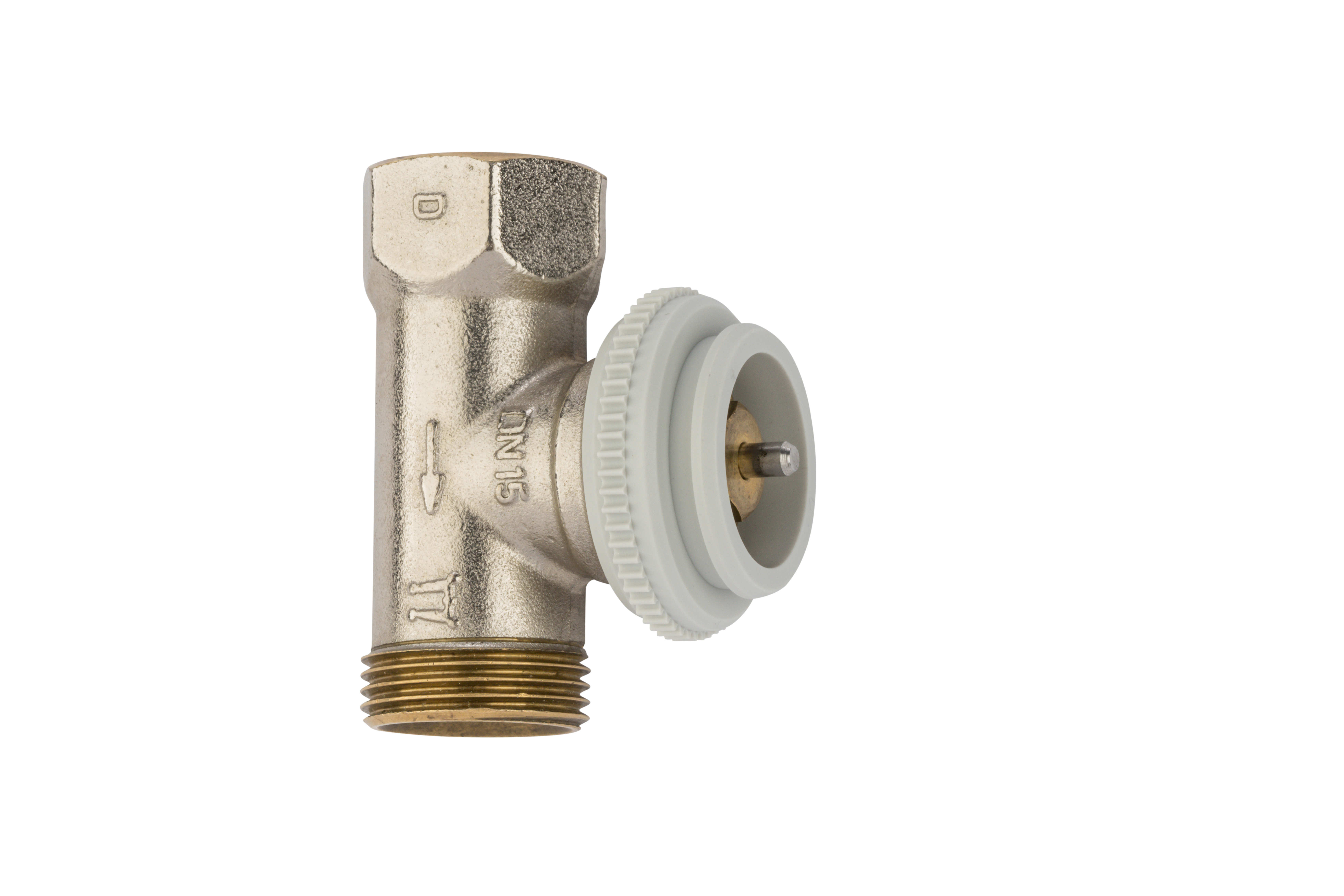 Adapterring VA80 montiert auf Heizkörperventil