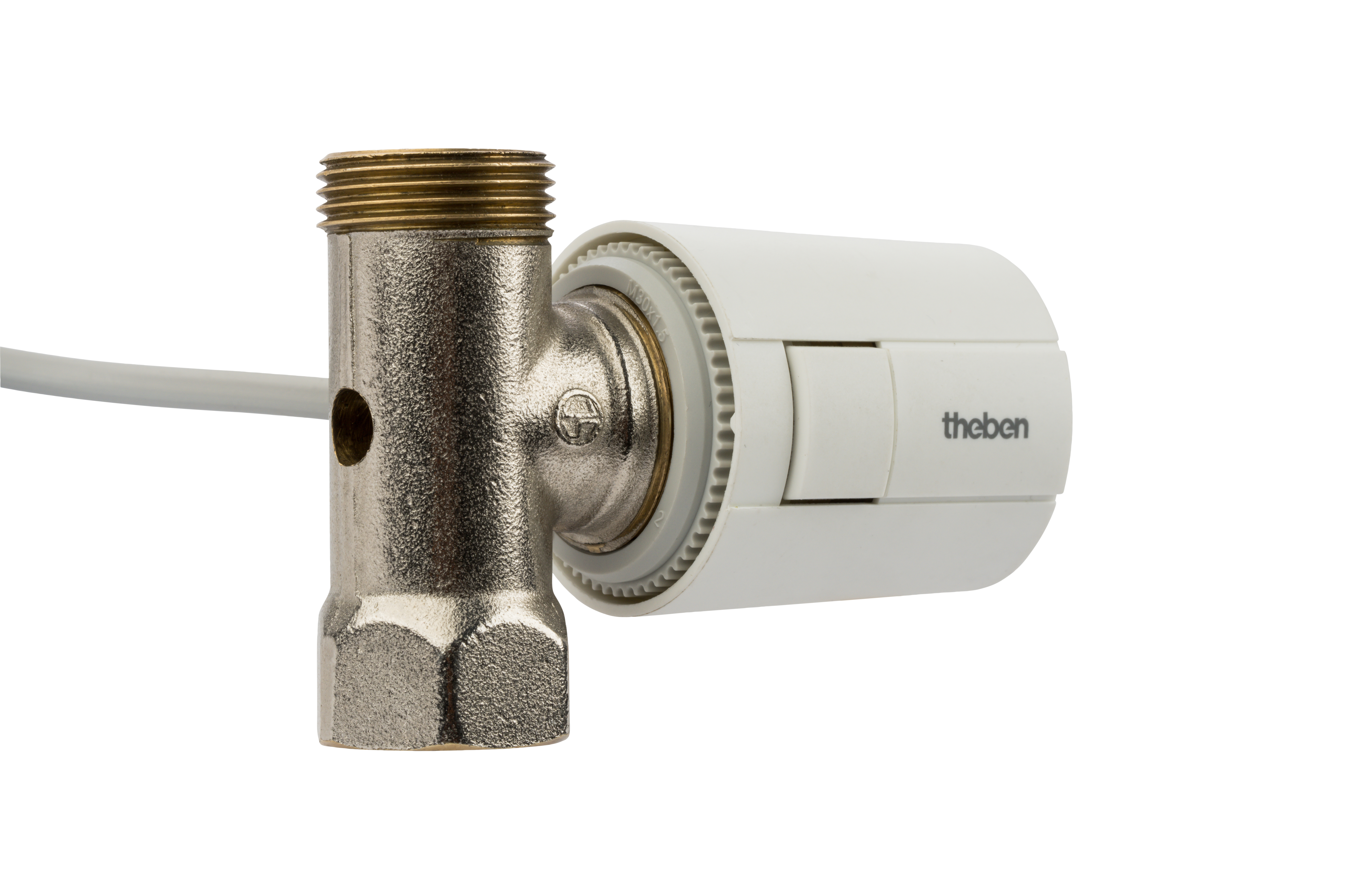 Adapterring VA80 mit angeschlossenem Theben-Stellantrieb